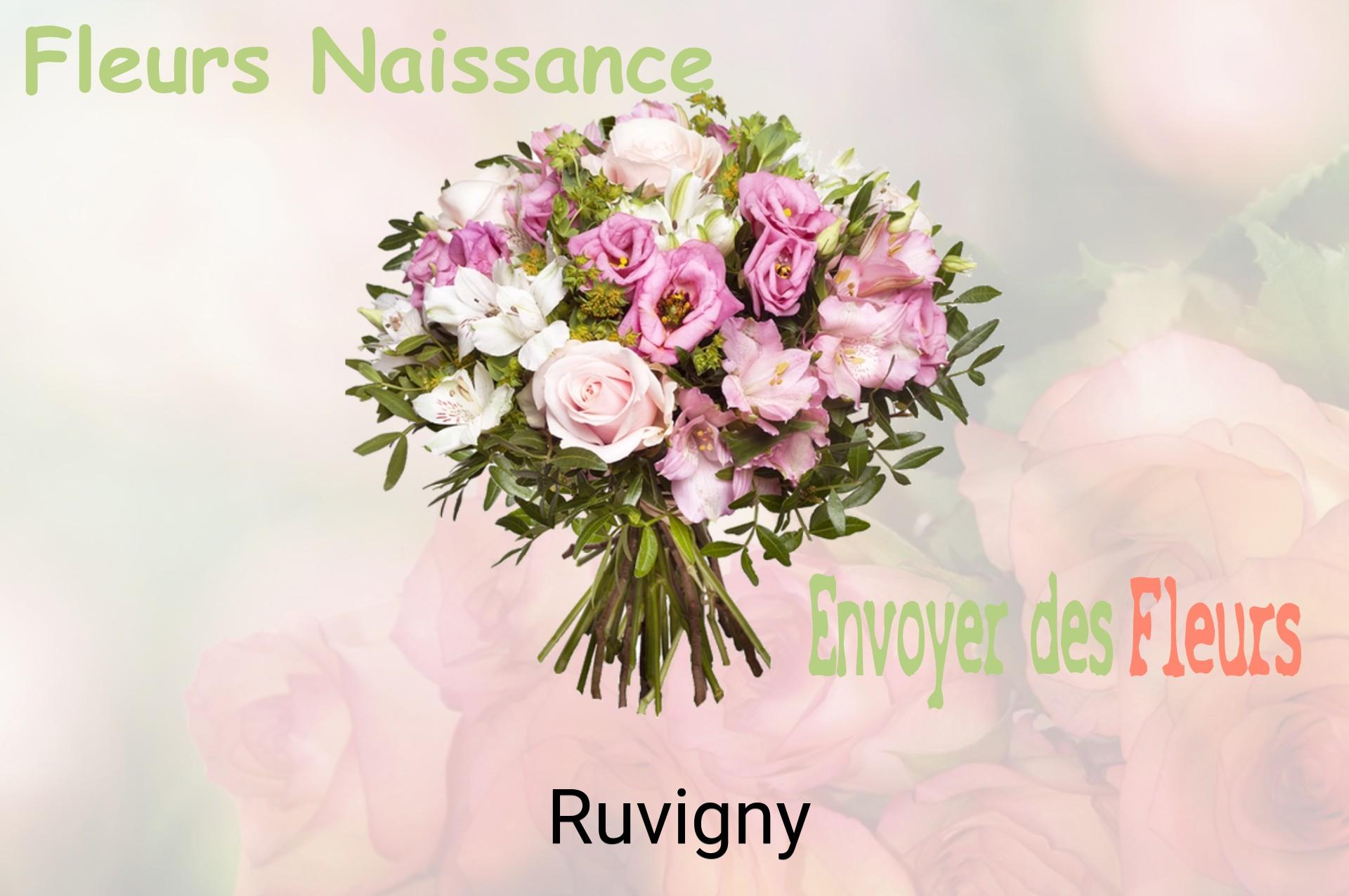 Bouquet de fleurs de naissance livré à Ruvigny
